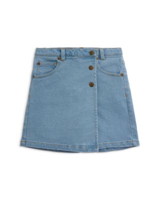 Girls' Asymmetric Denim Skort - Little Kid, Big Kid