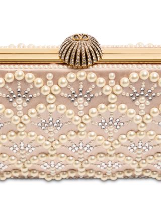 Minaudiere Embellished Chain Strap Wallet 
