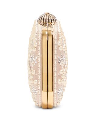 Minaudiere Embellished Chain Strap Wallet 