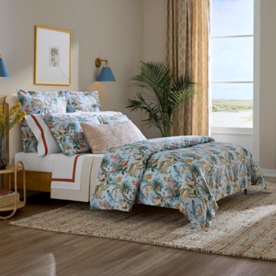 X Scalamandre Cinque Terra Printed Percale Sham, King