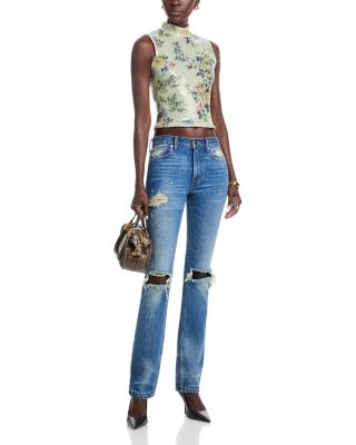 Piper Paillette Mock Neck Tank