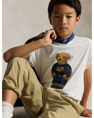 Boys' Polo Bear Cotton Jersey Tee - Big Kid