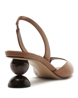 Women's Tropicana Leather Mid Heel Sandals