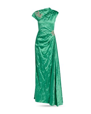 Textured Satin Dress