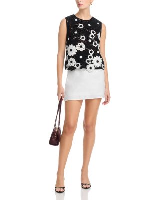 Floral Crochet Tank Top - Exclusive 