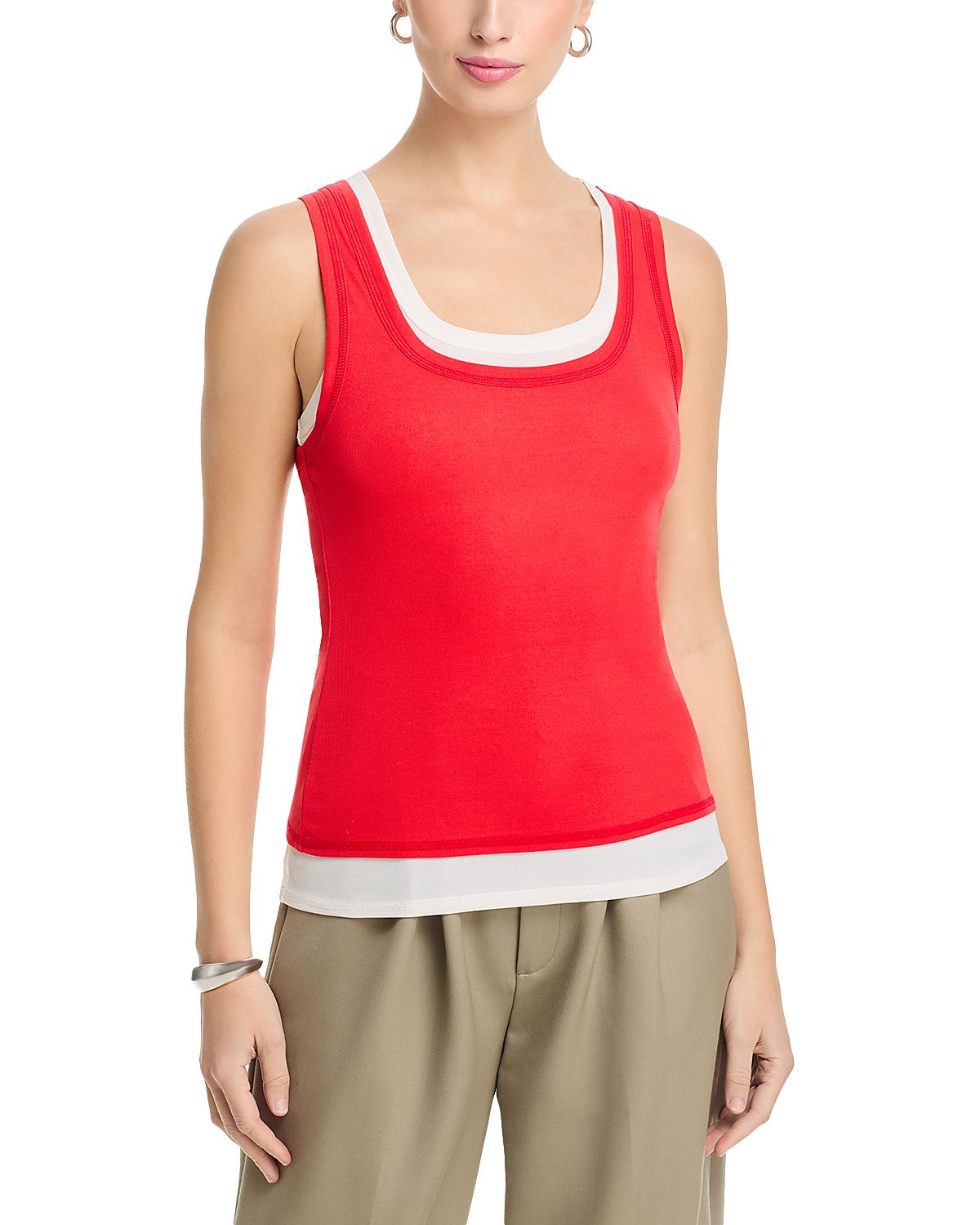 Aqua Double Layer Tank Top - Exclusive