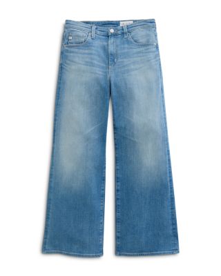 Mid Rise Wide Leg Ankle Jeans in Expedition