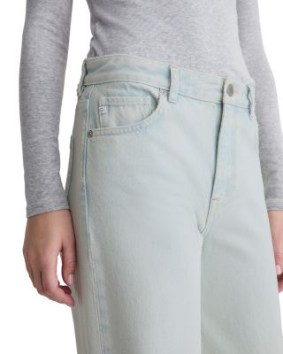 Saige Mid Rise Wide Leg Jeans in Luminance