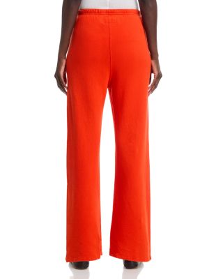 Slouch Sweatshirt & Lap Cropped Flare Sweatpants