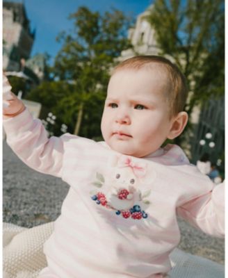 Girls' Cotton Jersey Stripes Top and Pants Set - Baby