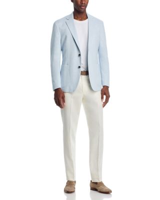 Cotton & Linen Jersey Unstructured Regular Fit Sport Coat - Exclusive