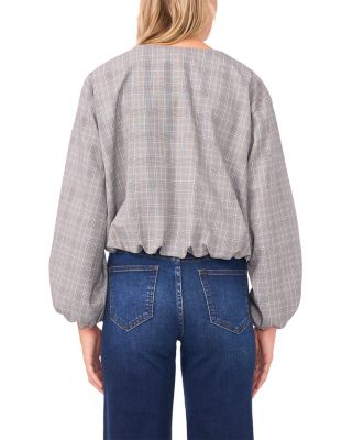 Cropped long Sleeve Bubble Jacket