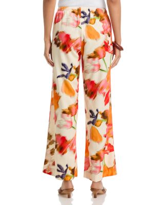 Printed Drawstring Pants