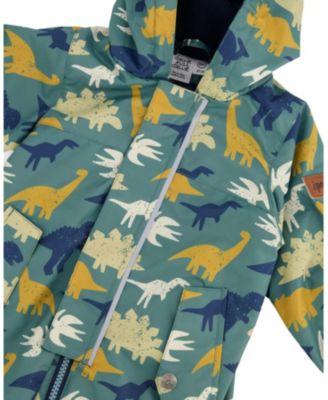 Boys' Mid-Season Printed One-Piece Outerwear with Hat - Baby
