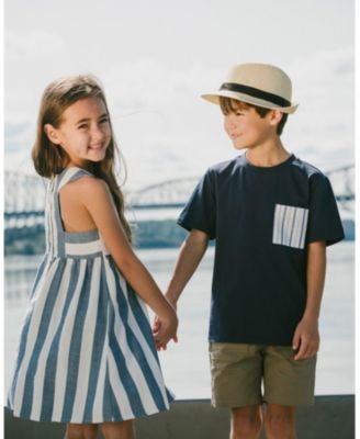 Boys' Short Sleeve Jersey T-Shirt with Chest Pocket - Little Kid