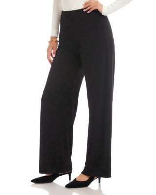 Petites Travel Jersey Wide Leg Pants
