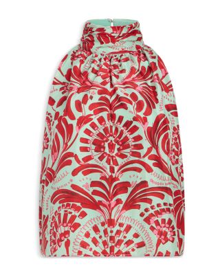 Goldie Silk Halter Neck Blouse