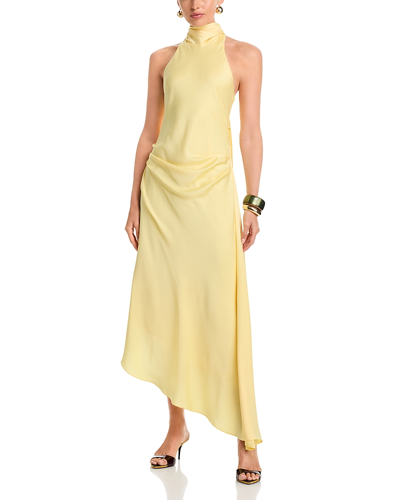 Simkhai Monica Satin Midi Dress