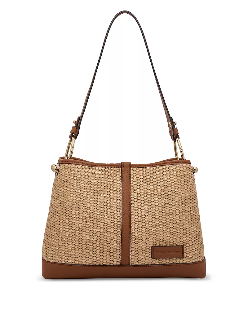 Strathberry Lana Summer Woven Hobo Bag