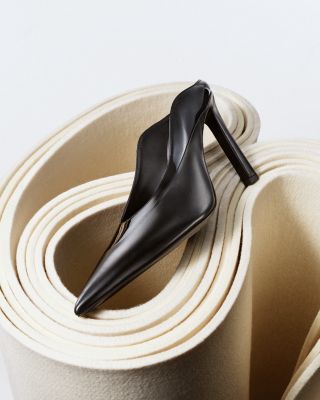 Women's Spiky Pointed Mule Pumps