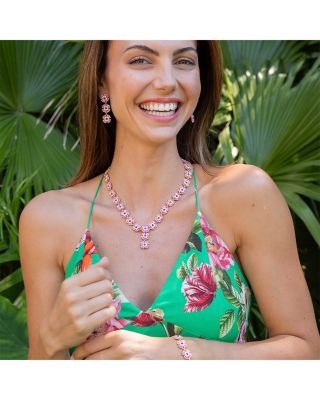Dianthus Convertible Necklace, 16"-18"