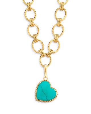 Love Turquoise Heart Charm 