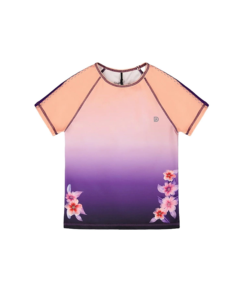 Deux par Deux Girls' Athletic Short Sleeve Tee - Little Kid