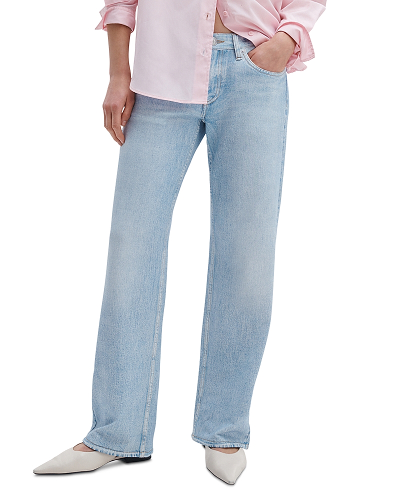 rag & bone Miramar Terry Saige Mid Rise Jeans in Aria