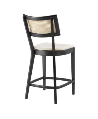  Caledonia Wood Counter Stools, Set of 2