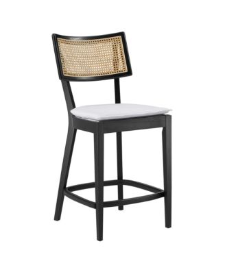  Caledonia Wood Counter Stools, Set of 2