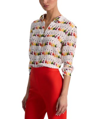 Willa Staceface Silk Top 