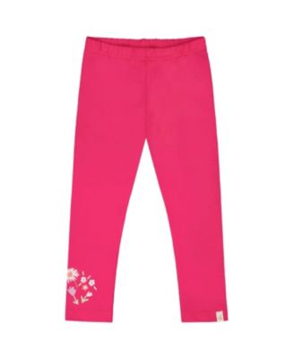 Girls' Organic Cotton Jersey Slim Fit Floral Legging - Little Kid