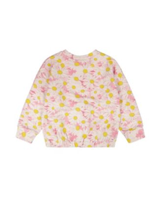 Girls' French Terry Daisies Sweatshirt - Little Kid