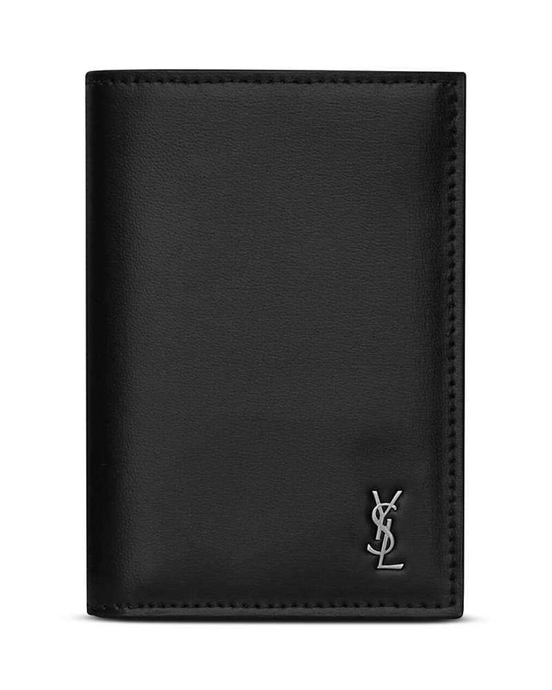 Saint Laurent Tiny Cassandre Credit Card Wallet