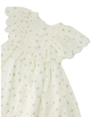  Girls' Jacquard Short Sleeve Printed Flowers Dress - Baby