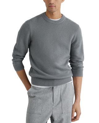Long Sleeve Crew Detailed Sweater