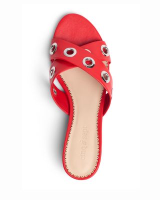 Women's Maya Crisscross Grommet Trim Sandals