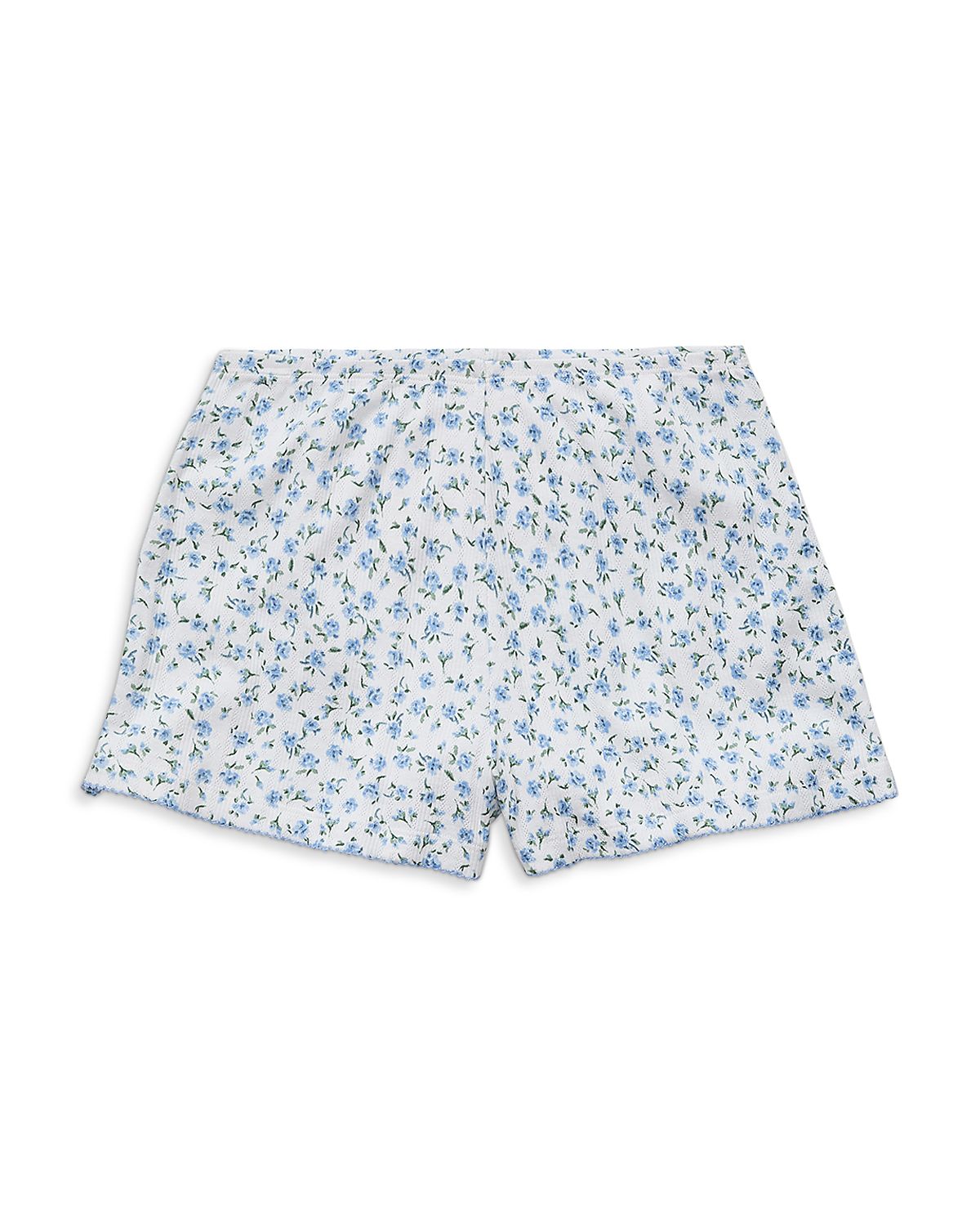 Petite Plume Pointelle Knit Shorts