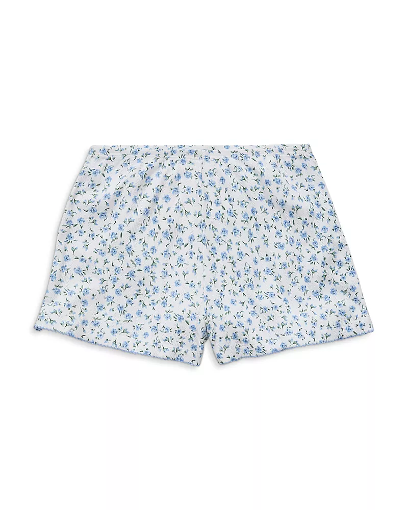 Petite Plume Pointelle Knit Shorts