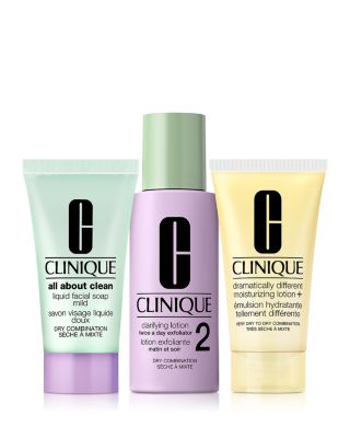 Healthy Skin Routine Mini Skincare Gift Set for Dry Combination Skin ($31 value)