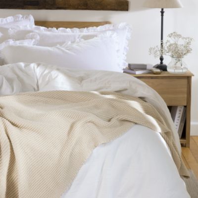 Oslo Chunky Knit Cotton Throw