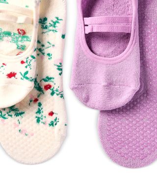 Blossom Grip Socks, Pack of 2