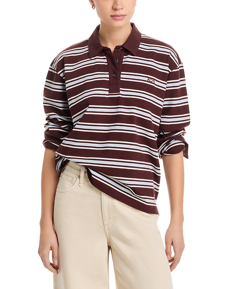 rag & bone Rugby Stripe Long Sleeve Shirt