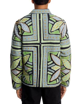Godhadi Printed Quilted Jacket