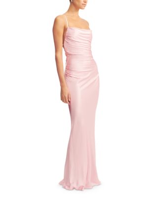 La Lune Lace Up Back Maxi Dress