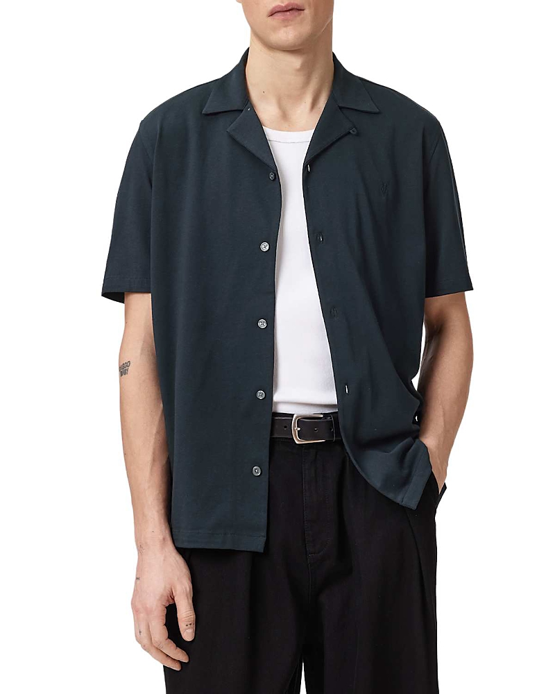 Allsaints Hudson Short Sleeve Button Down Shirt