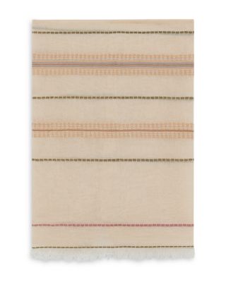 Dana Stripe Detail Printed Scarf