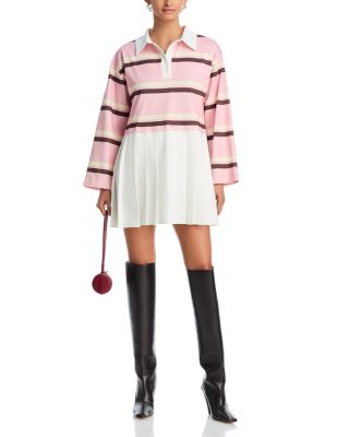 Multi Stripe Layered Mini Dress - Exclusive