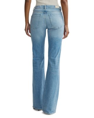 Bella Slim Mid Rise Bootcut Jeans in Sky Castle