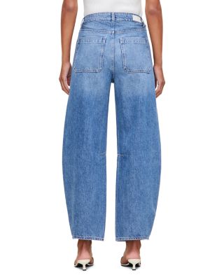 Miro Petite High Rise Ankle Barrel Jeans in Meadow Lake